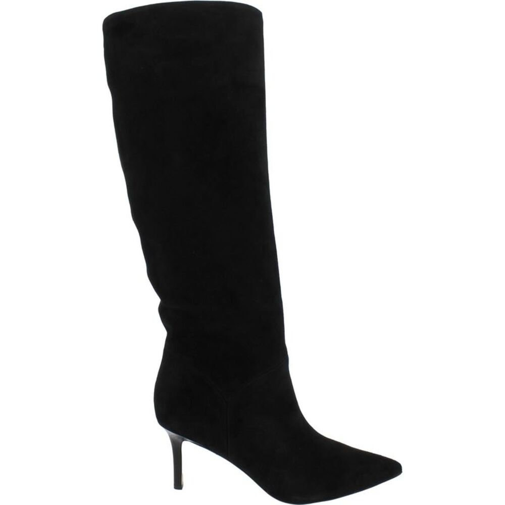 VERONICA BEARD Womens Black Lexington Pointed Toe Stiletto Suede Boots 9.5 M - Picture 2 of 3